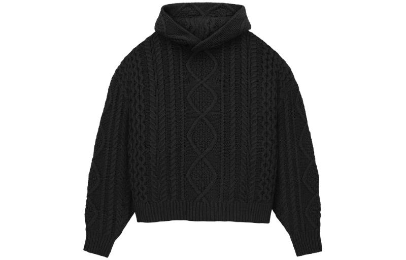 Капюшон с вязкой косичкой Fear Of God Essentials, Черный матовый/Черный матовый
Капюшон с вязкой косичкой Fear Of God Essentials, Черный матовый/Черный матовый
