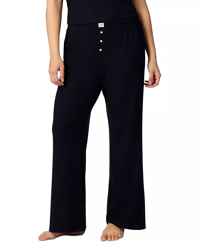 Женские ребристые пижамные брюки средней посадки для отдыха GAP, синий
Женские ребристые пижамные брюки средней посадки для отдыха GAP, синий