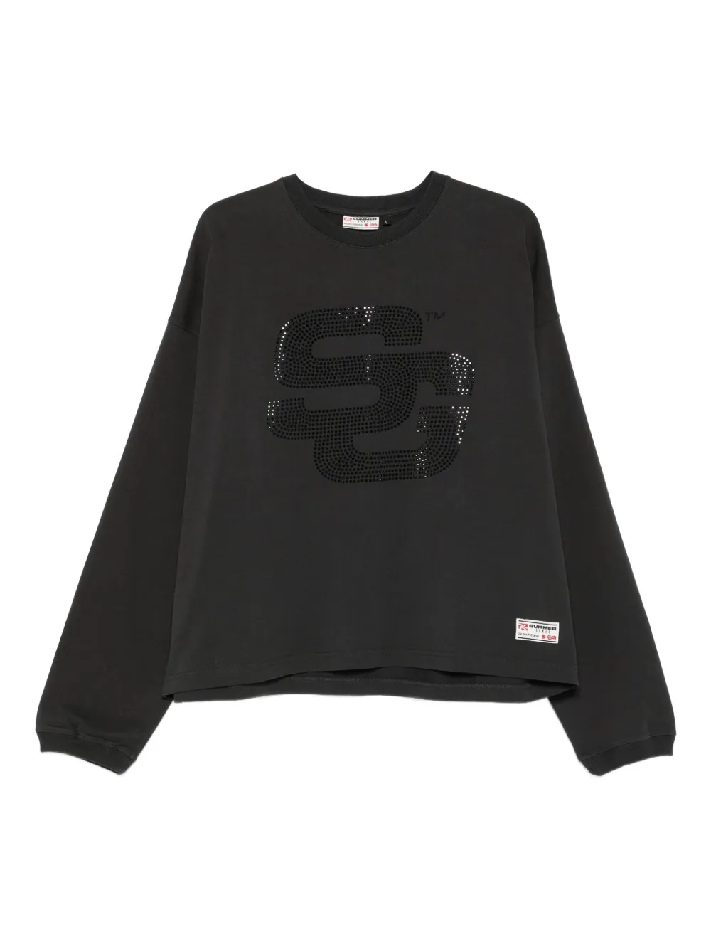 Толстовка, украшенная стразами SUMMER GAMES, черный
Толстовка, украшенная стразами SUMMER GAMES, черный