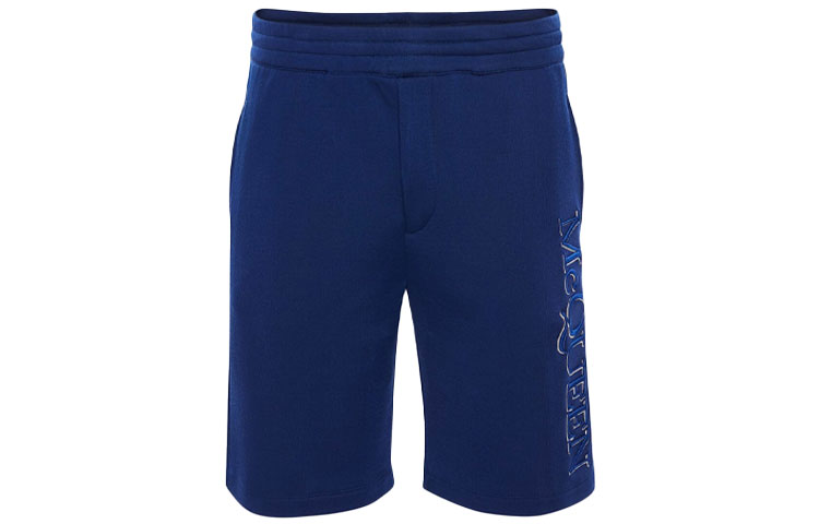 Шорты с вышитым логотипом Alexander McQueen, синий
Шорты с вышитым логотипом Alexander McQueen, синий