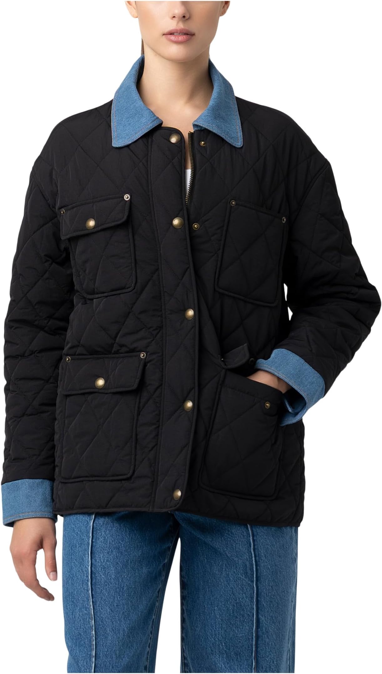 Женская стеганая куртка Blank NYC, Barn Charm
Женская стеганая куртка Blank NYC, Barn Charm