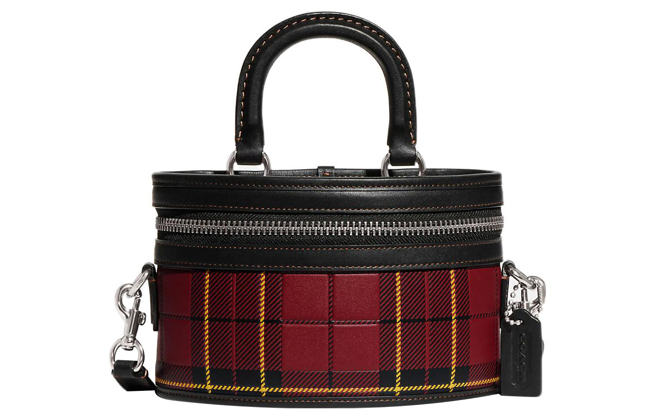 COACH Сумка через плечо кроссбоди женская малая красная и черная
COACH Сумка через плечо кроссбоди женская малая красная и черная