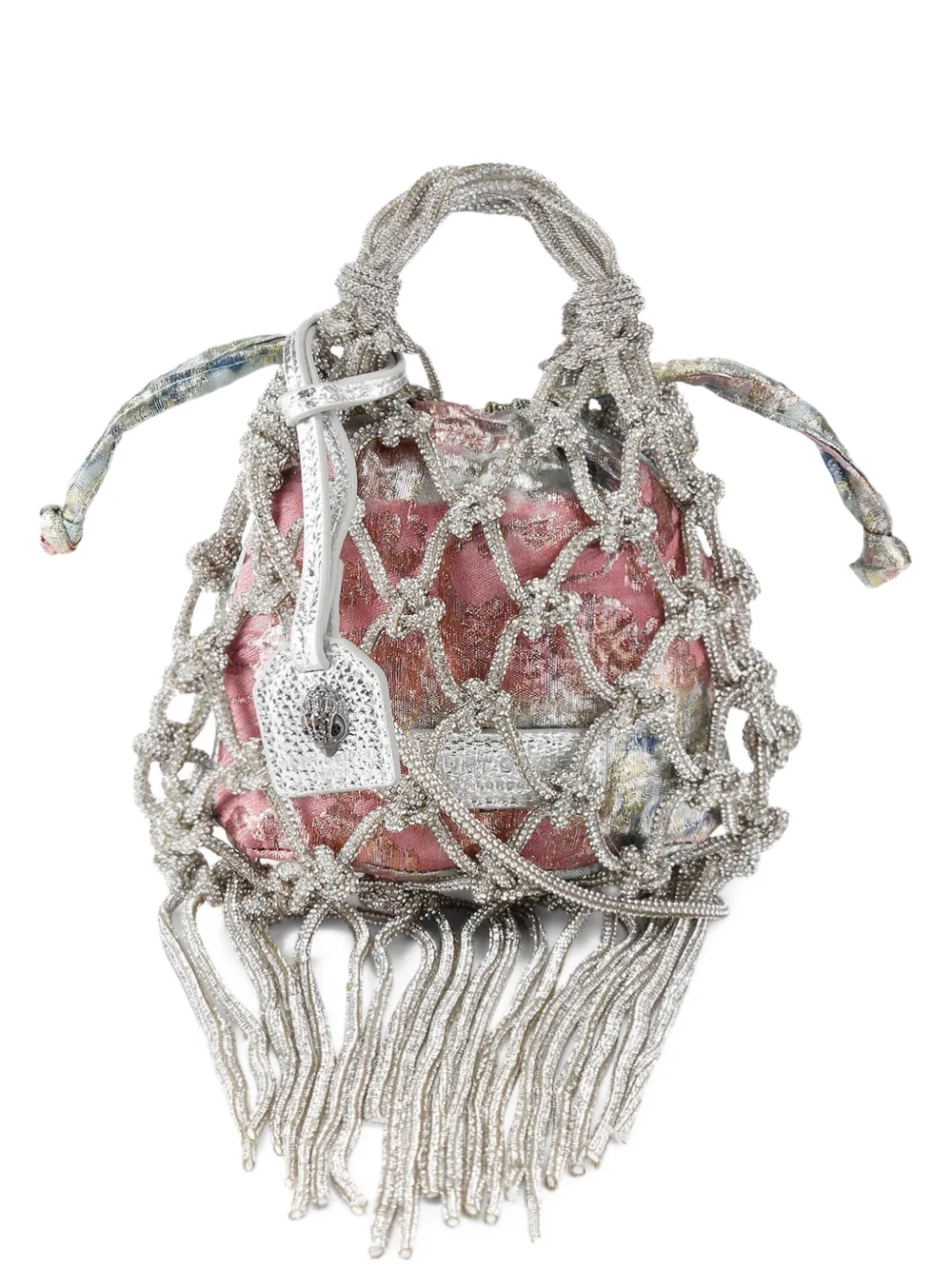 Мини-сумка макраме Kurt Geiger London, серебряный
Мини-сумка макраме Kurt Geiger London, серебряный