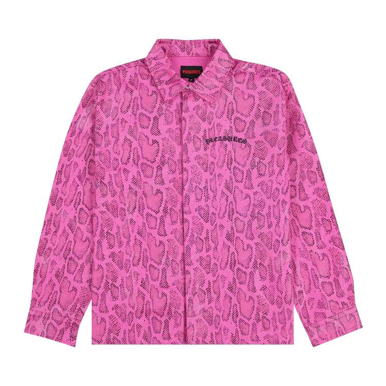 Рубашка Pleasures Anaconda Overshirt, Fuchsia
Рубашка Pleasures Anaconda Overshirt, Fuchsia