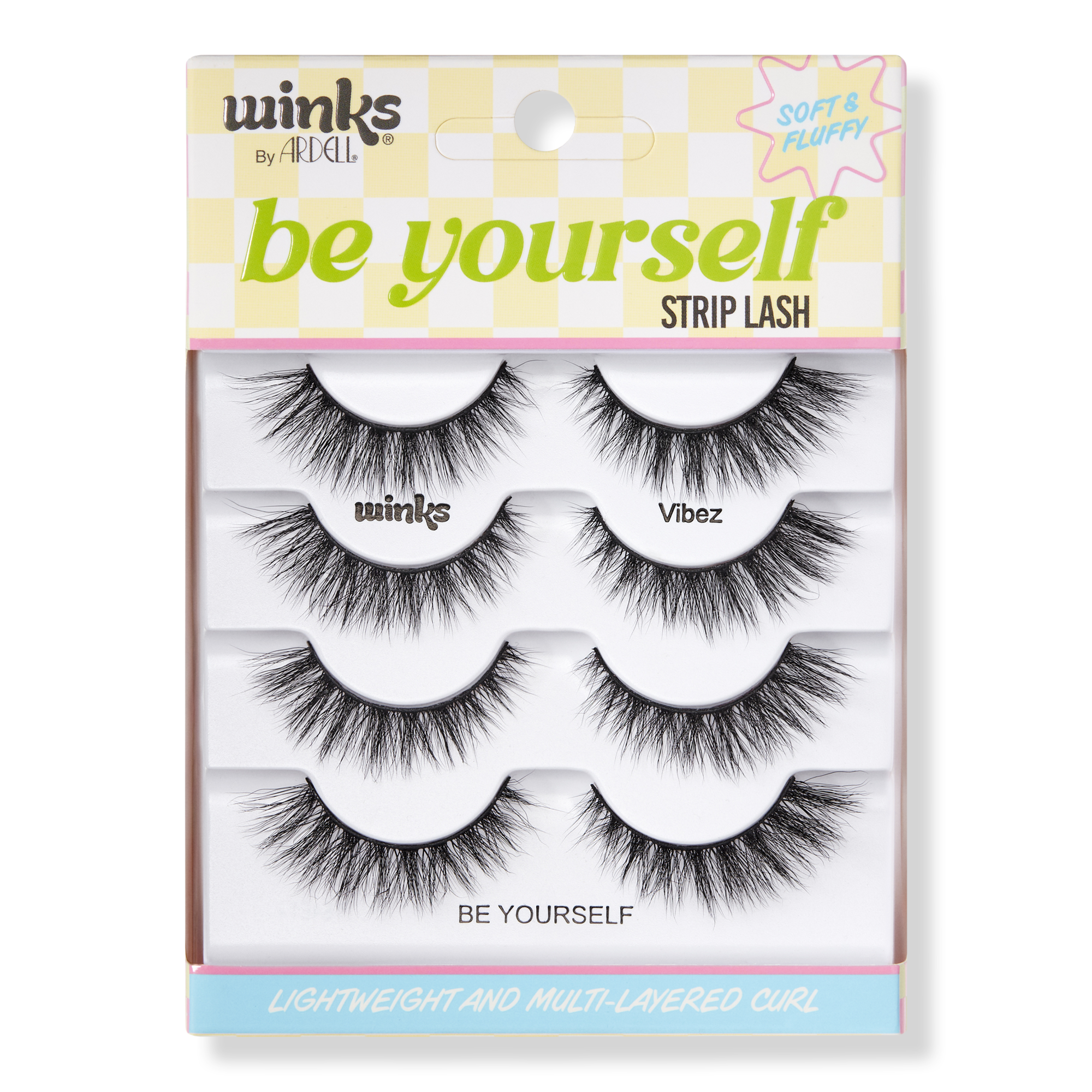 Накладные ресницы Winks Be Yourself Vibez, Black Strip Lash Ardell
Накладные ресницы Winks Be Yourself Vibez, Black Strip Lash Ardell
