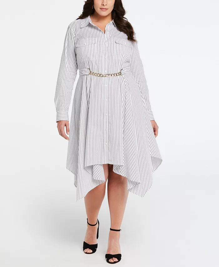 Платье-платок больших размеров с поясом-цепочкой ELLA Rafaella, черный
Платье-платок больших размеров с поясом-цепочкой ELLA Rafaella, черный