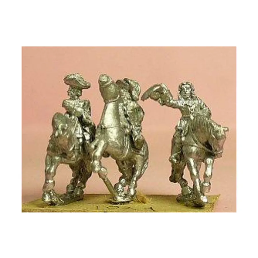 Кавалерия/драгуны в широкополых шляпах, с конными генералами и офицерами, European Armies 1660-1745 - Cavalry - Command (15mm)
Кавалерия/драгуны в широкополых шляпах, с конными генералами и офицерами, European Armies 1660-1745 - Cavalry - Command (15mm)