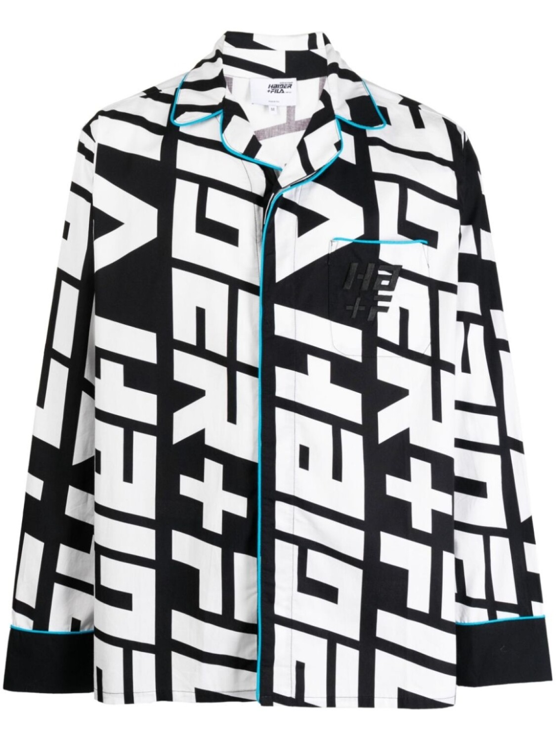 Рубашка с монограммой Haider Ackermann, черный
Рубашка с монограммой Haider Ackermann, черный