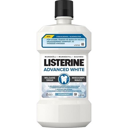 Listerine Ополаскиватель для полости рта Advanced White Milder Taste Spearmint 500 мл
Listerine Ополаскиватель для полости рта Advanced White Milder Taste Spearmint 500 мл