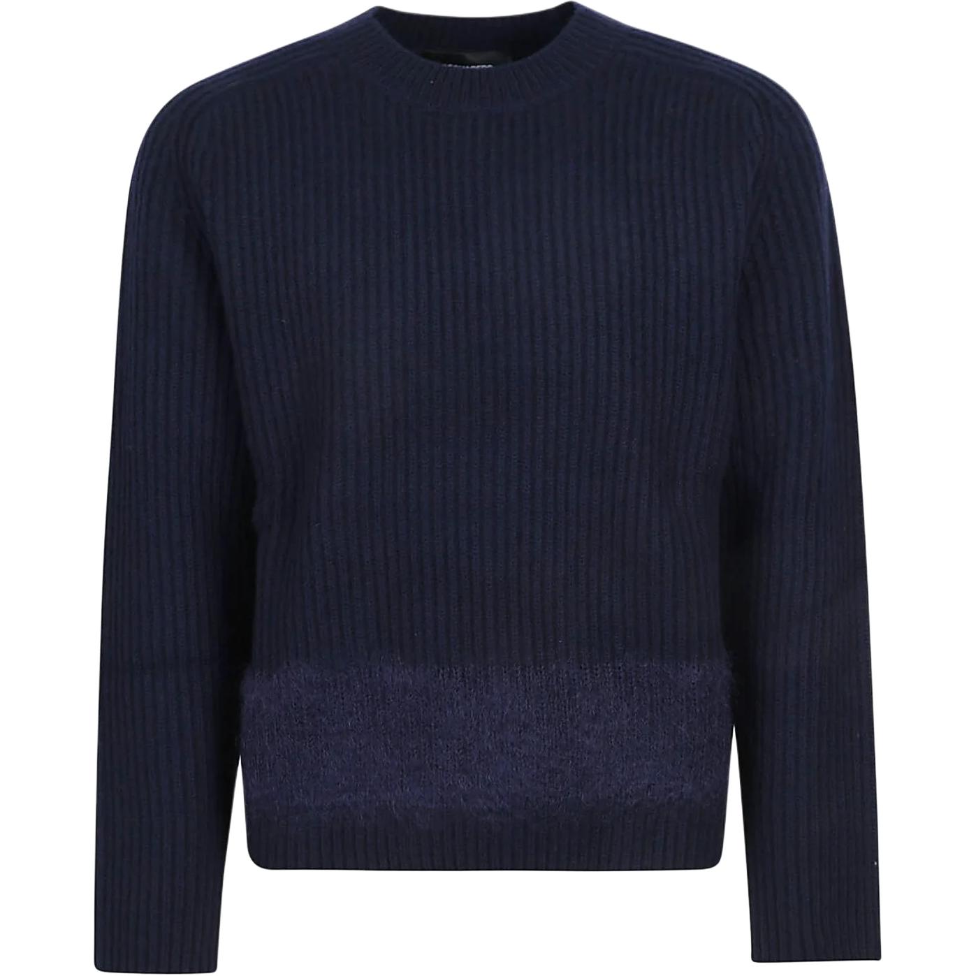 Ребристый джемпер Dsquared 2, marine синий
Ребристый джемпер Dsquared 2, marine синий