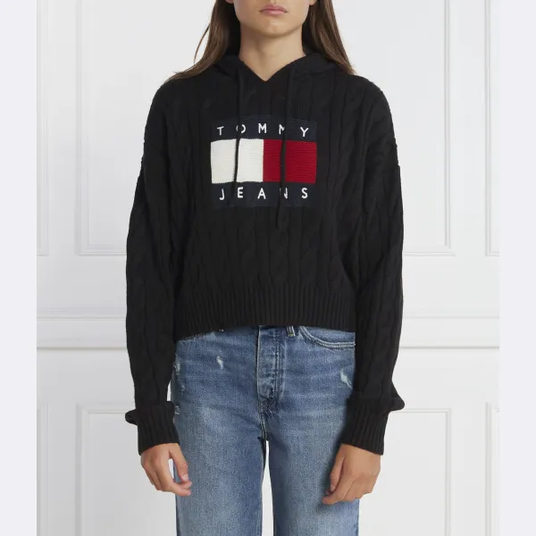 Свитер обычного кроя Tommy Hilfiger, черный 
Свитер обычного кроя Tommy Hilfiger, черный