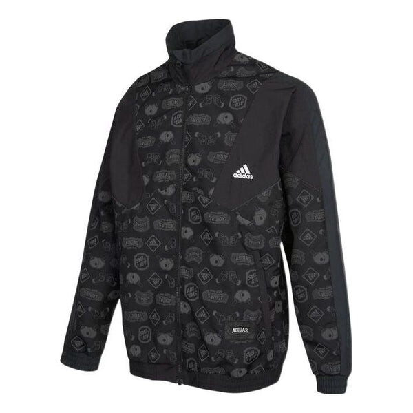 Куртка adidas Logo Printing Athleisure Casual Sports Jacket Black, черный 
Куртка adidas Logo Printing Athleisure Casual Sports Jacket Black, черный