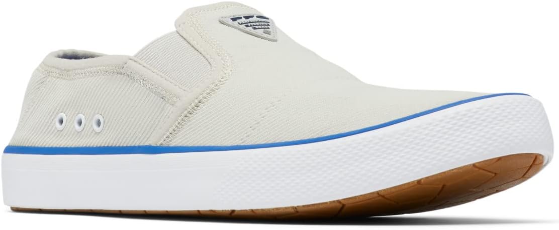 Columbia Mens Slack Tide Slip PFG, Cloud Grey/Vivid Blue
Columbia Mens Slack Tide Slip PFG, Cloud Grey/Vivid Blue