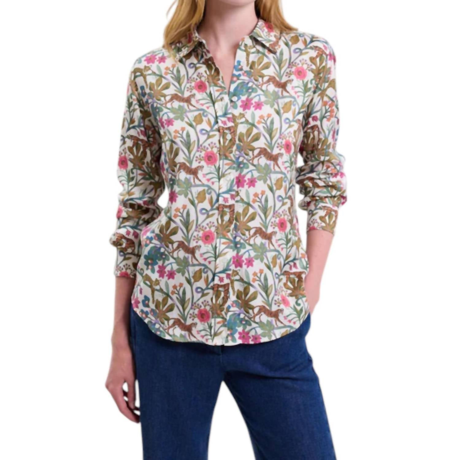 Тканая рубашка Coraz в цвете Raw White Hartford
Тканая рубашка Coraz в цвете Raw White Hartford