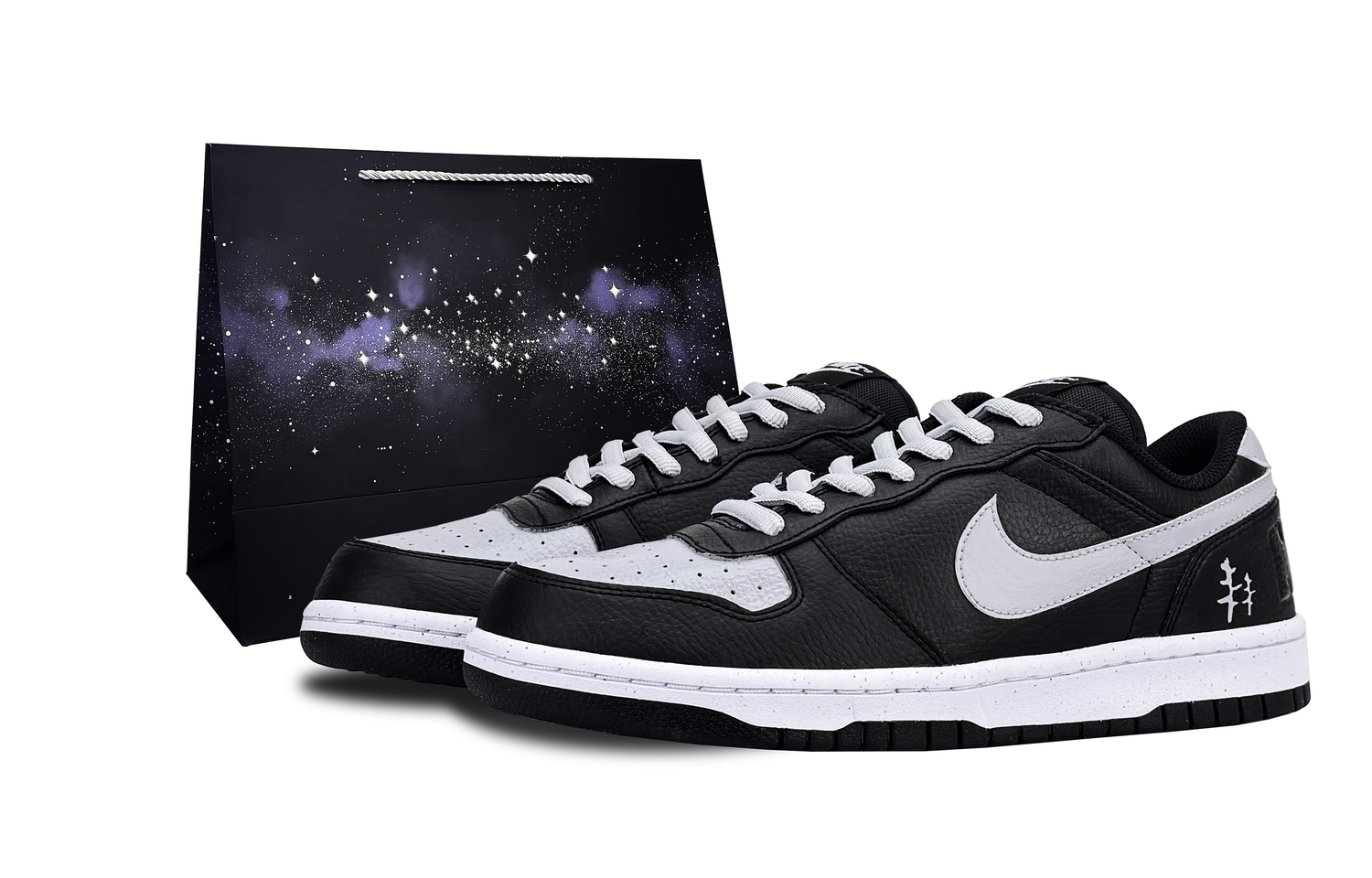 Nike Мужские низкие скейтбордические кроссовки с высокой износостойкостью и противоскользящим покрытием, черный и серый
Nike Мужские низкие скейтбордические кроссовки с высокой износостойкостью и противоскользящим покрытием, черный и серый