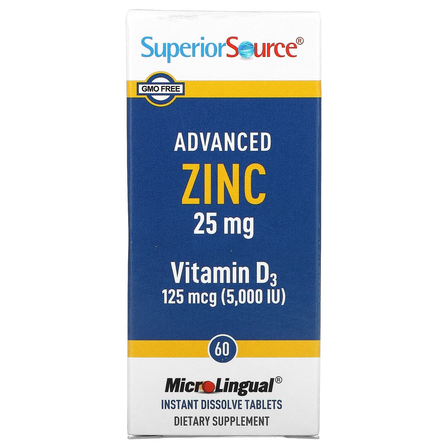 Superior Source Advanced Zinc витамин D3 60 быстрорастворимых таблеток MicroLingual
Superior Source Advanced Zinc витамин D3 60 быстрорастворимых таблеток MicroLingual
