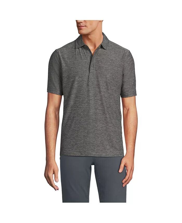 Мужская футболка-поло Social Active с короткими рукавами и кокеткой Lands' End, черный
Мужская футболка-поло Social Active с короткими рукавами и кокеткой Lands' End, черный