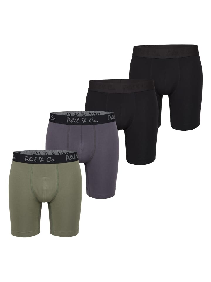 Боксерские трусы Phil & Co. Berlin, цвет beetle green + grey pinstripe
Боксерские трусы Phil & Co. Berlin, цвет beetle green + grey pinstripe