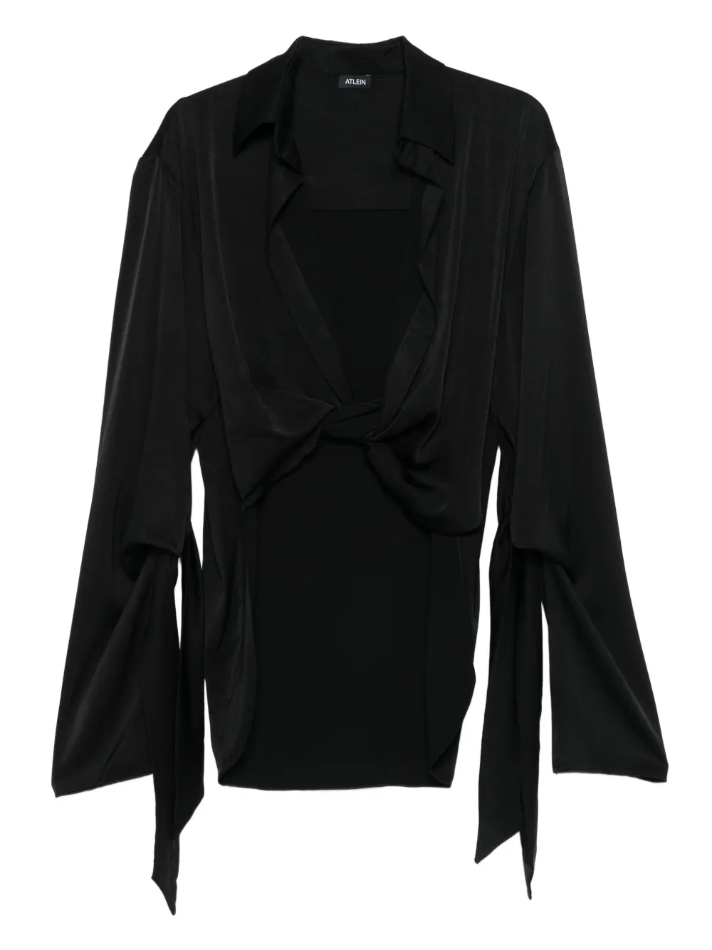 Топ с рукавами колокол Atlein, черный
Топ с рукавами колокол Atlein, черный