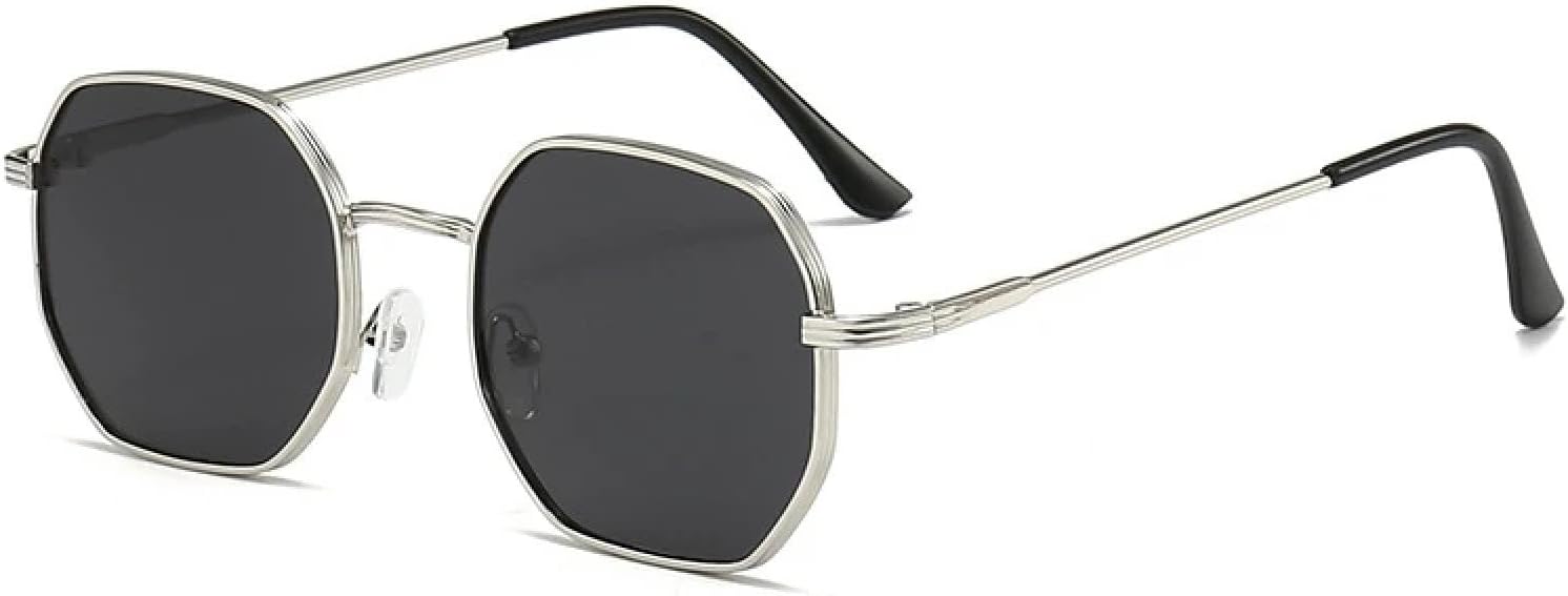 Солнцезащитные очки с защитой от УФ-излучения UV400 | Металлическая маленькая оправа, цветные линзы | Для женщин и мужчин, для занятий спортом на открытом воздухе и вождения DSVIGF, Silver Black
Солнцезащитные очки с защитой от УФ-излучения UV400 | Металлическая маленькая оправа, цветные линзы | Для женщин и мужчин, для занятий спортом на открытом воздухе и вождения DSVIGF, Silver Black