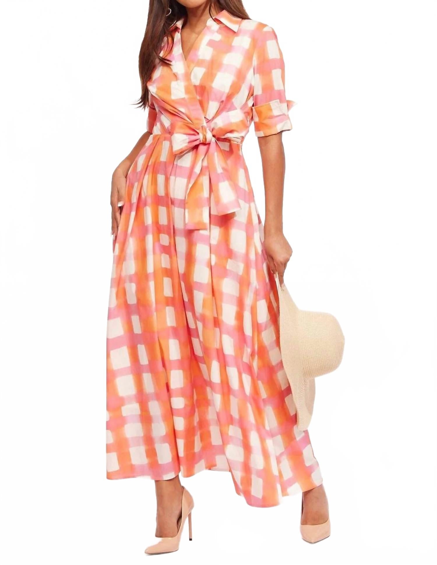 Платье макси Arma в утреннюю клетку EVA FRANCO, Morning Plaid
Платье макси Arma в утреннюю клетку EVA FRANCO, Morning Plaid