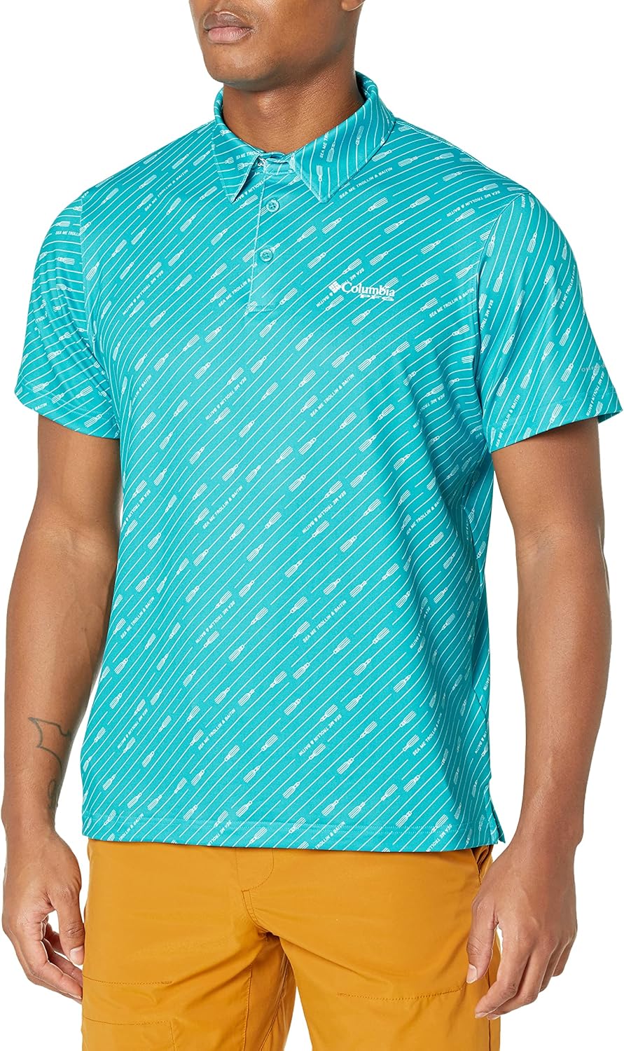 Columbia мужская поло Slack Tide Stretch, Ocean Teal See Me Trollin
Columbia мужская поло Slack Tide Stretch, Ocean Teal See Me Trollin