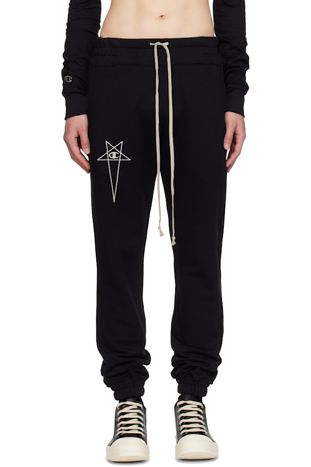 Чемпионские джоггеры Champion edition Rick Owens, черный
Чемпионские джоггеры Champion edition Rick Owens, черный