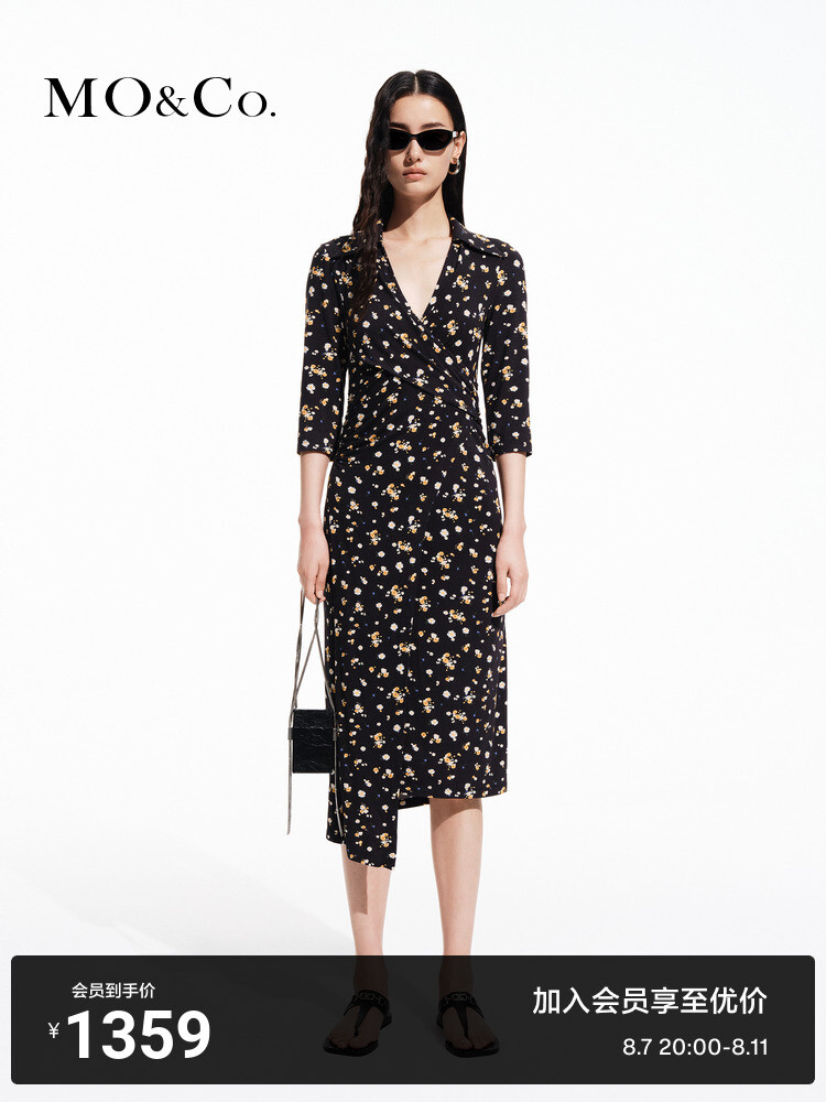 Летнее эластичное платье Moco с запахом и треугольным вырезом, черный
Летнее эластичное платье Moco с запахом и треугольным вырезом, черный