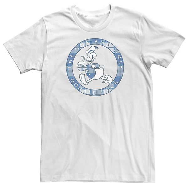Футболка Donald Duck с круглым логотипом в клетку Disney
Футболка Donald Duck с круглым логотипом в клетку Disney