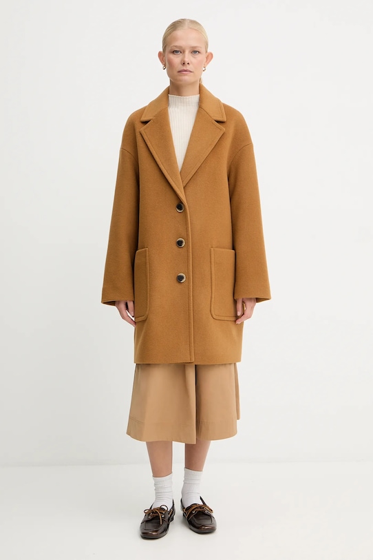 Пальто из смесовой шерсти Max&Co., коричневый
Пальто из смесовой шерсти Max&Co., коричневый