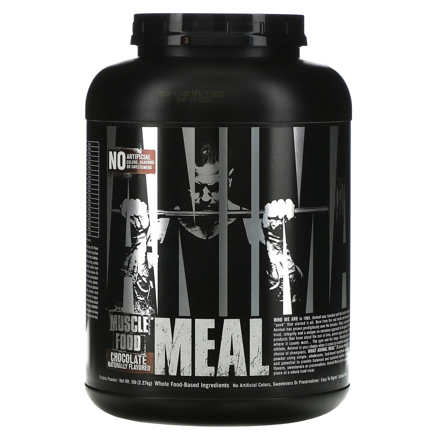 Universal Nutrition Animal Meal шоколад 5 фунтов (2,27 кг)
Universal Nutrition Animal Meal шоколад 5 фунтов (2,27 кг)
