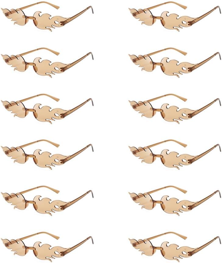 12 пар в комплекте. Солнцезащитные очки в форме пламени. Модные без оправы, яркие, конфетные, для вечеринок. Стильный дизайн. Разноцветные солнцезащитные очки HYYZZC, Tawny 12
12 пар в комплекте. Солнцезащитные очки в форме пламени. Модные без оправы, яркие, конфетные, для вечеринок. Стильный дизайн. Разноцветные солнцезащитные очки HYYZZC, Tawny 12