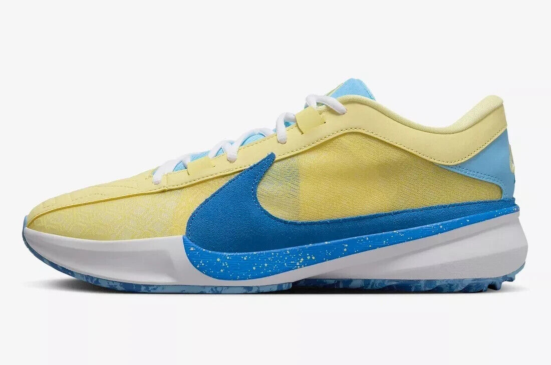 Nike Zoom Freak 5 DX4985-700 Кроссовки мужские желтые синие баскетбольные TF5885 
Nike Zoom Freak 5 DX4985-700 Кроссовки мужские желтые синие баскетбольные TF5885