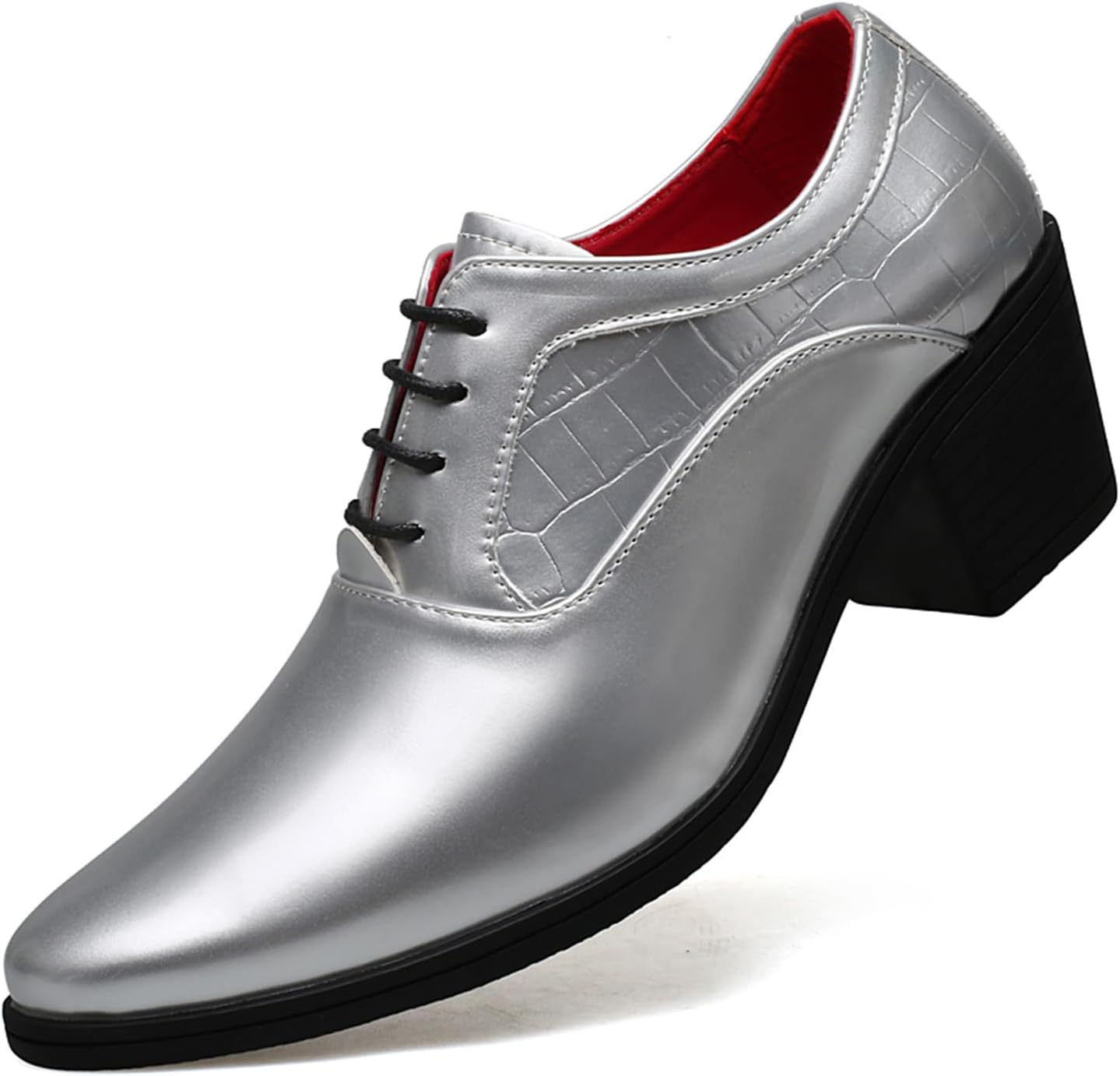 Мужские оксфорды из лакированной кожи на массивном каблуке, зауженный носок, шнуровка, модные туфли на высоком каблуке для работы, бизнеса, свадьбы, выпускного и торжественного платья Ptnoka, серый
Мужские оксфорды из лакированной кожи на массивном каблуке, зауженный носок, шнуровка, модные туфли на высоком каблуке для работы, бизнеса, свадьбы, выпускного и торжественного платья Ptnoka, серый