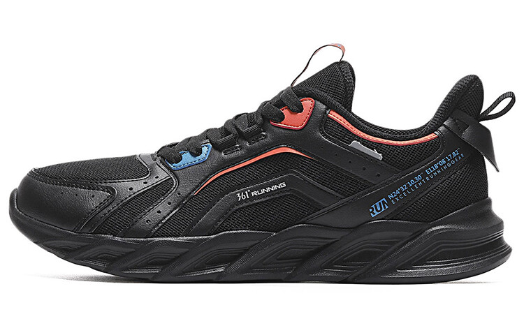 Кроссовки мужские низкие черный/красный 361° 
Кроссовки мужские низкие черный/красный 361°