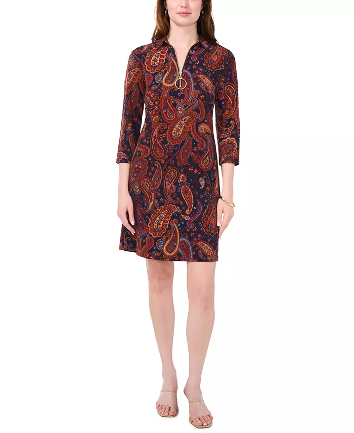 Платье-футляр из джерси с миниатюрным воротником и рукавами 3/4 MSK
Платье-футляр из джерси с миниатюрным воротником и рукавами 3/4 MSK