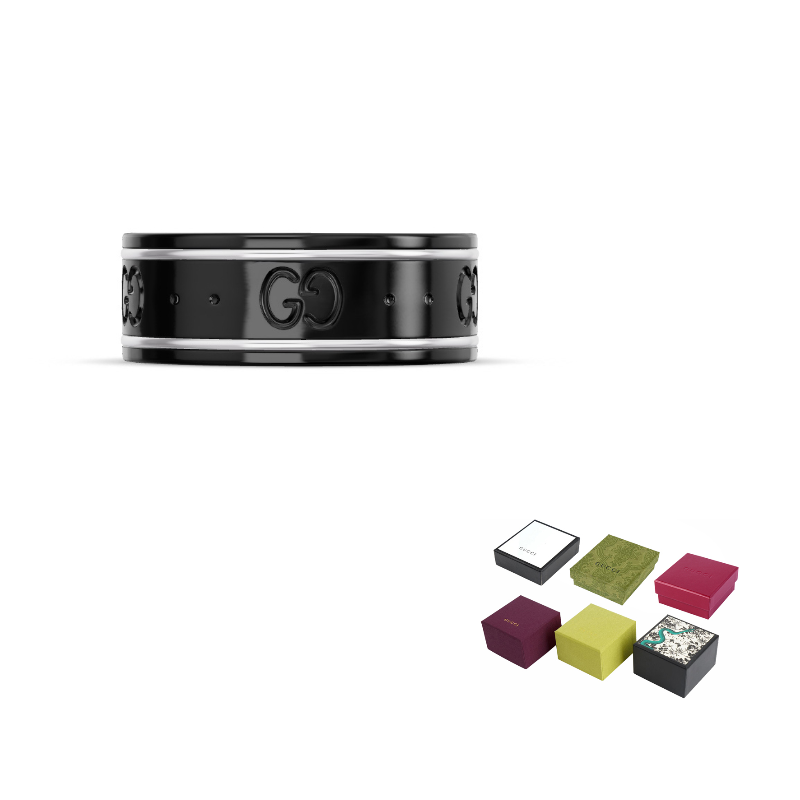 GUCCI Тонкое кольцо Icon в белом золоте
GUCCI Тонкое кольцо Icon в белом золоте