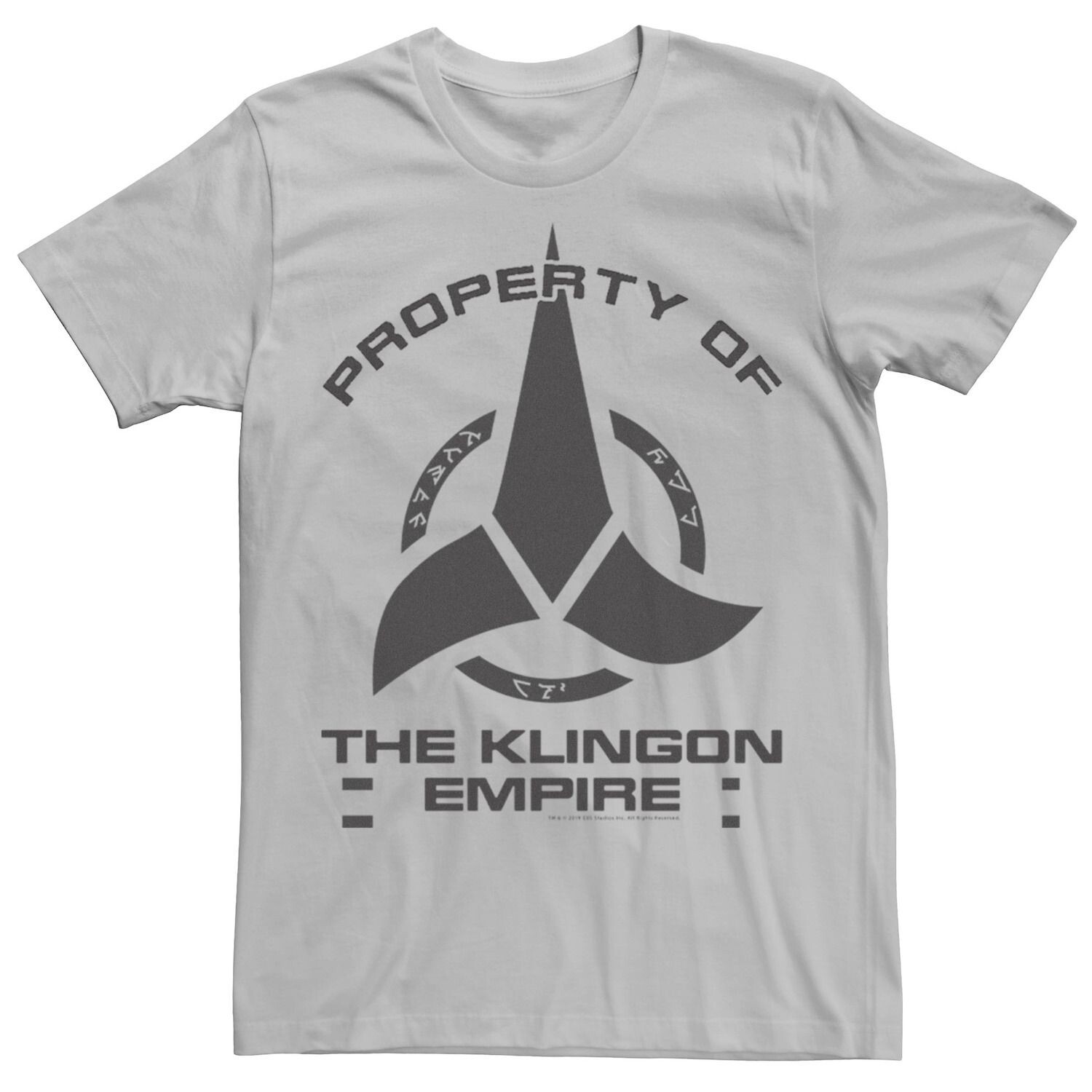 Мужская футболка со значком Star Trek Discovery The Klingon Empire Licensed Character, серебристый
Мужская футболка со значком Star Trek Discovery The Klingon Empire Licensed Character, серебристый