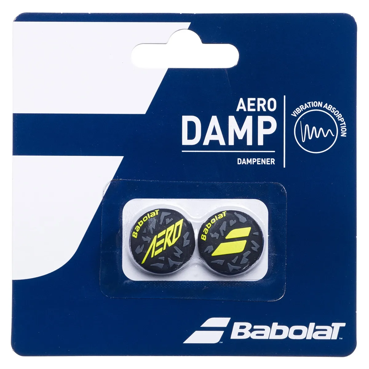 Упаковка 2 антивибратора Aero Damp Babolat, черный/желтый
Упаковка 2 антивибратора Aero Damp Babolat, черный/желтый