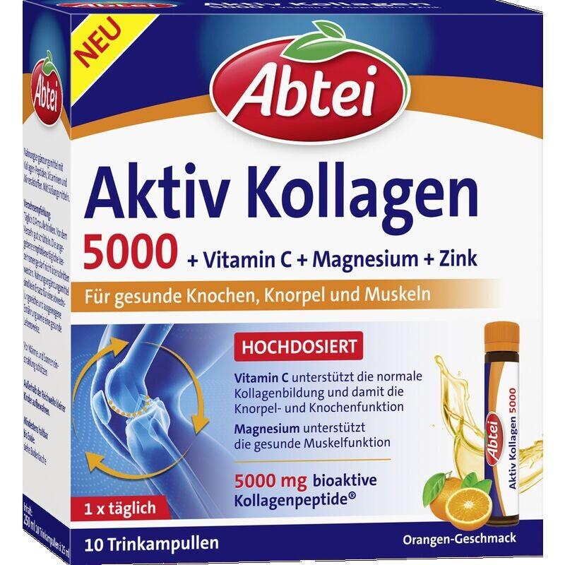 Активный коллаген 5000 питьевых ампул Abtei, 1 шт.
Активный коллаген 5000 питьевых ампул Abtei, 1 шт.