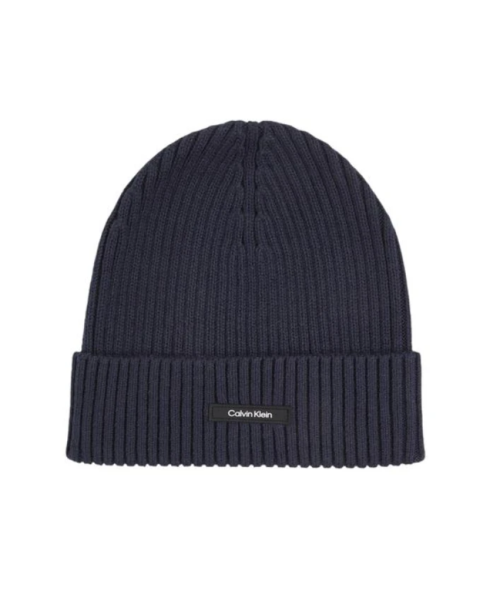 Классическая хлопковая вязаная шапка в рубчик. Calvin Klein, синий
Классическая хлопковая вязаная шапка в рубчик. Calvin Klein, синий