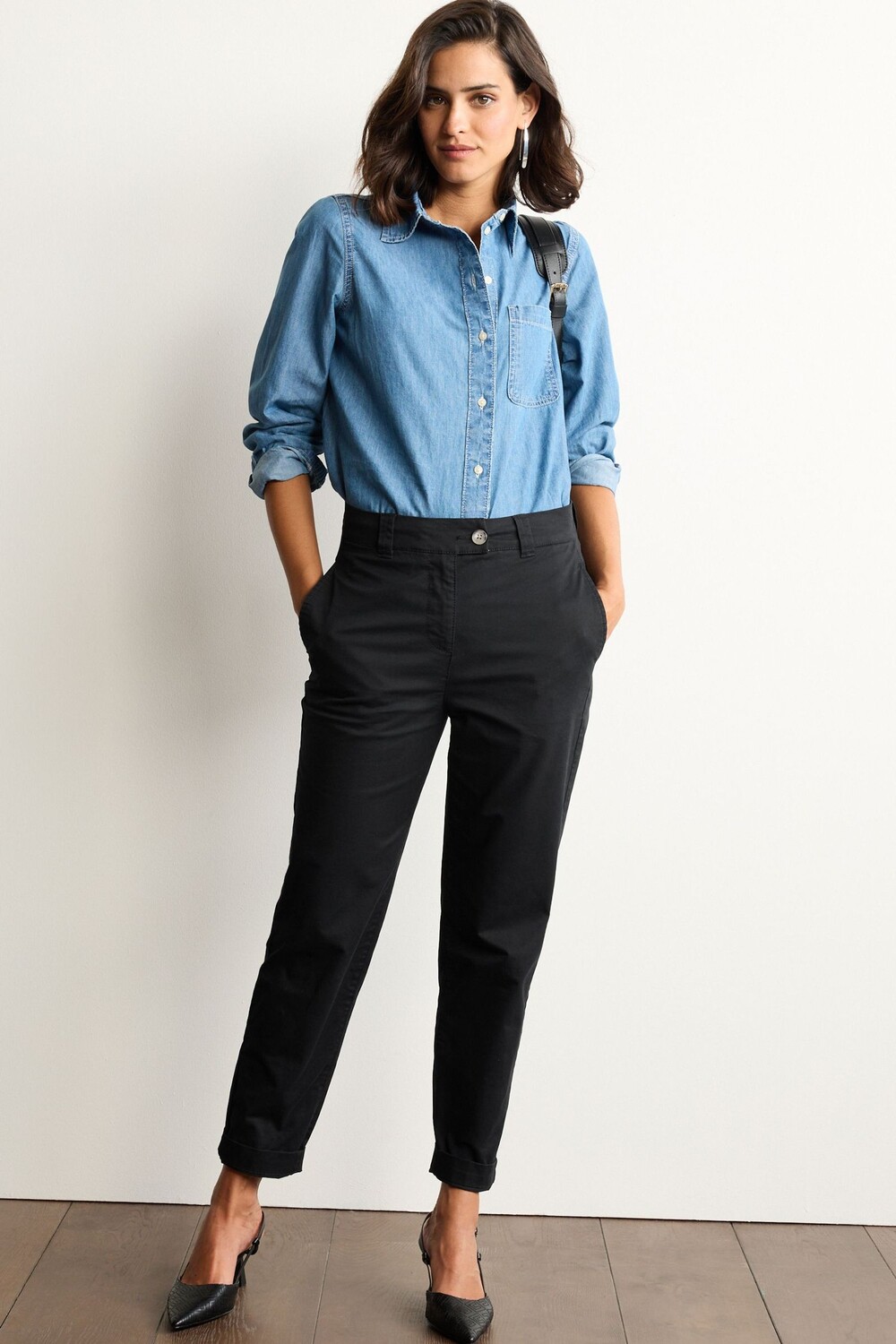 Брюки-чиносы Ultimate с высоким содержанием хлопка Next, черный
Брюки-чиносы Ultimate с высоким содержанием хлопка Next, черный