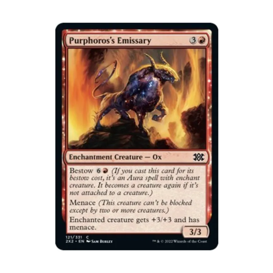 CCG Эмиссар Пурфороса (С) (Фольга), MTG - Double Masters 2022
CCG Эмиссар Пурфороса (С) (Фольга), MTG - Double Masters 2022