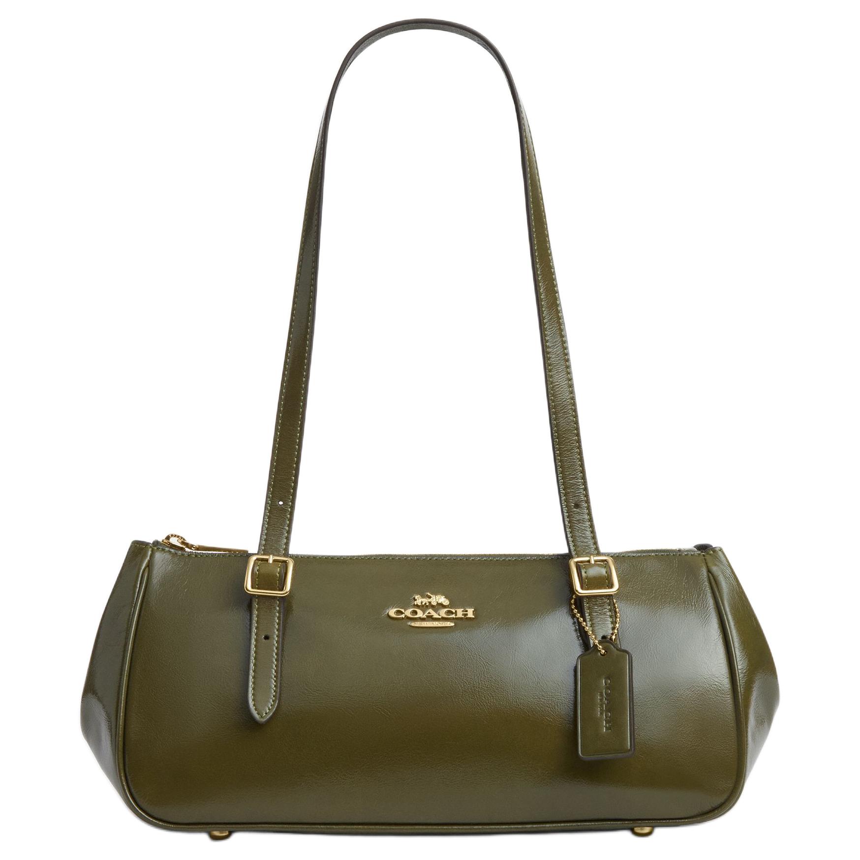 COACH Кожаная сумка через плечо большая женская оливковый зеленый
COACH Кожаная сумка через плечо большая женская оливковый зеленый