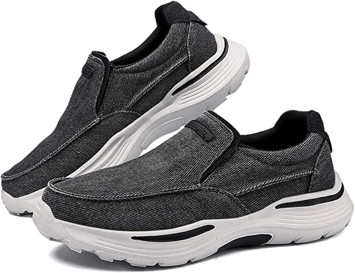 Мужские брезентовые слип-надевальные ортопедические лоферы для ходьбы, повседневные дышащие нескользящие кроссовки, удобные кроссовки для ходьбы при плантарном фасциите Crepuscute, серый
Мужские брезентовые слип-надевальные ортопедические лоферы для ходьбы, повседневные дышащие нескользящие кроссовки, удобные кроссовки для ходьбы при плантарном фасциите Crepuscute, серый