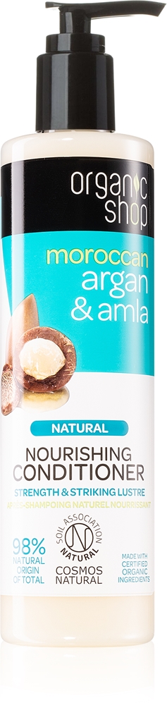 Натуральный марокканский питательный кондиционер с аргановым маслом и амлой для поврежденных и окрашенных волос Organic Shop, 280 мл
Натуральный марокканский питательный кондиционер с аргановым маслом и амлой для поврежденных и окрашенных волос Organic Shop, 280 мл