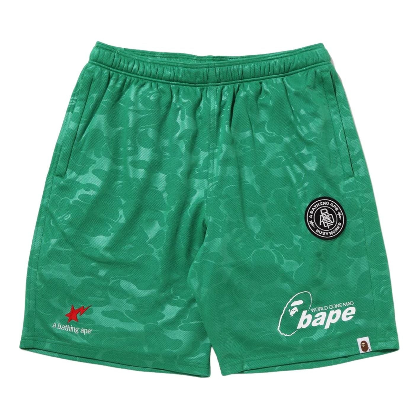 Футбольные шорты A Bathing Ape, зеленые
Футбольные шорты A Bathing Ape, зеленые