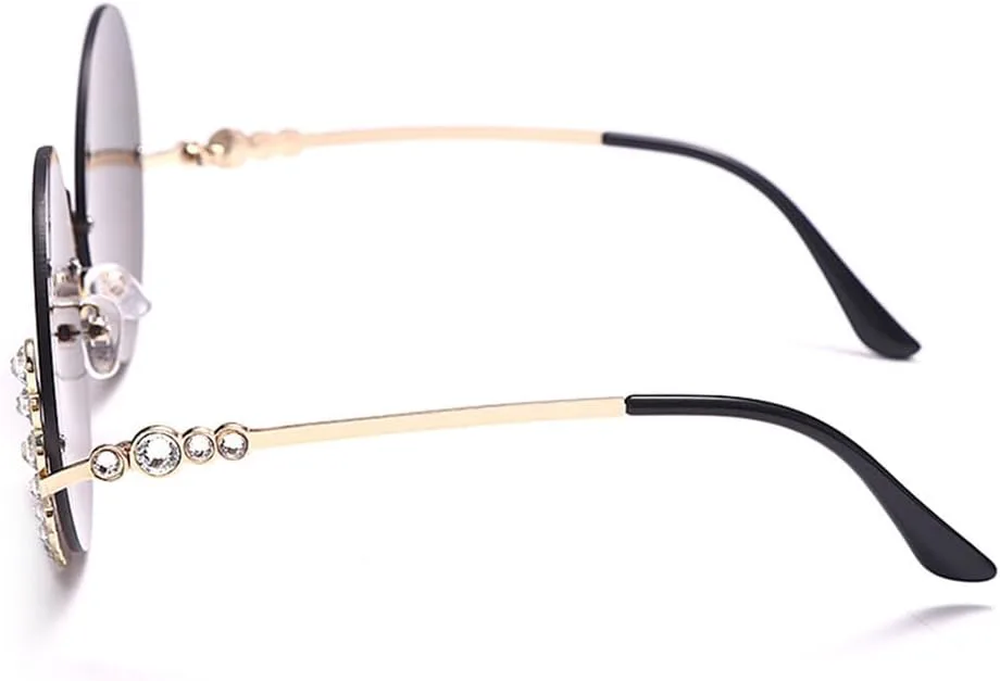 Винтажные круглые солнцезащитные очки с бриллиантами для женщин, овальные очки в стиле ретро с кристаллами и стразами, очки с защитой от УФ-излучения UV400 HDUBFY, 1
Винтажные круглые солнцезащитные очки с бриллиантами для женщин, овальные очки в стиле ретро с кристаллами и стразами, очки с защитой от УФ-излучения UV400 HDUBFY, 1