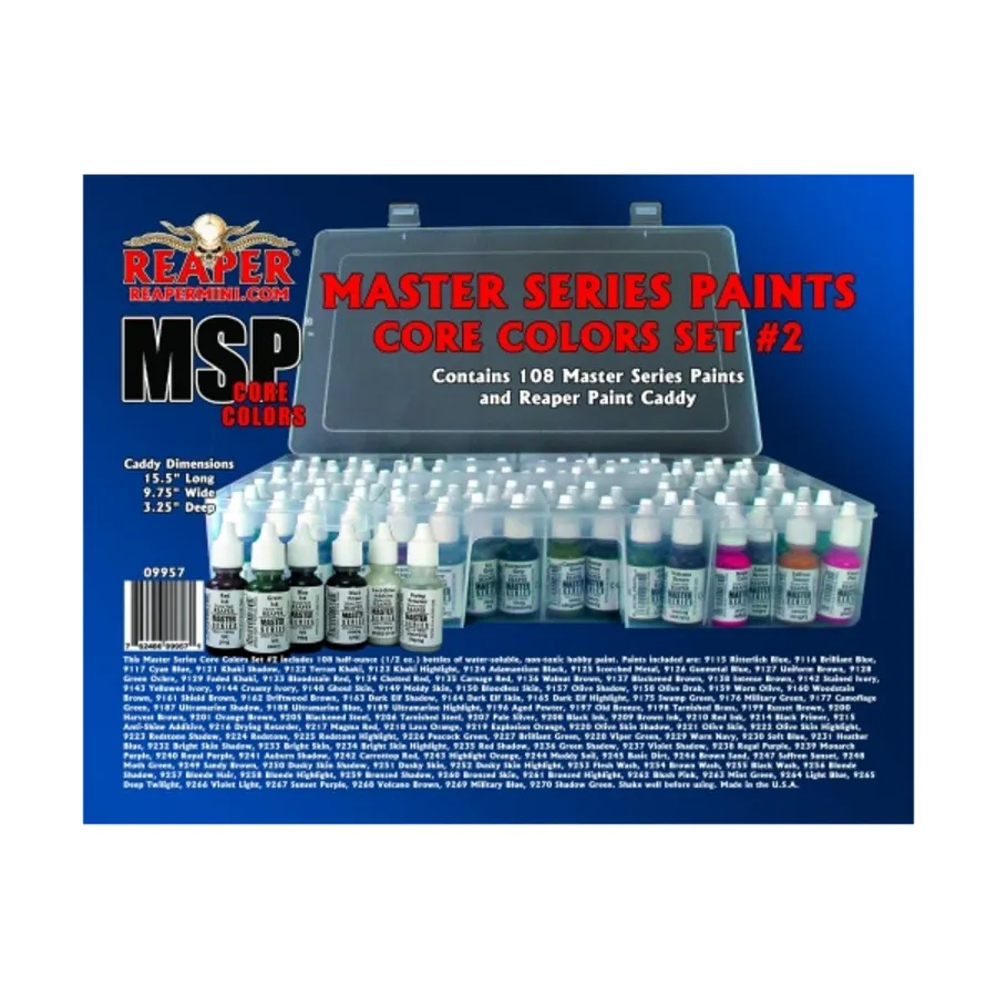 Набор основных цветов краски Master Series #2 (09115-09270), Master Series Paints - Paint Sets
Набор основных цветов краски Master Series #2 (09115-09270), Master Series Paints - Paint Sets
