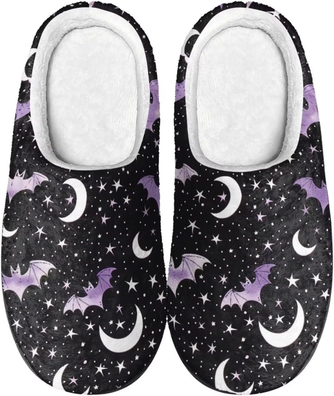 Домашние тапочки для женщин и мужчин, тапочки для дома с легким надеванием, антискользящие, пушистые тапочки для дома и офиса Baxinh, Black-bat Stars
Домашние тапочки для женщин и мужчин, тапочки для дома с легким надеванием, антискользящие, пушистые тапочки для дома и офиса Baxinh, Black-bat Stars